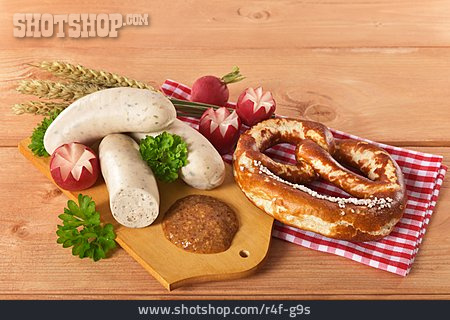 
                Bayrische Küche, Bayerisch, Weißwurst                   