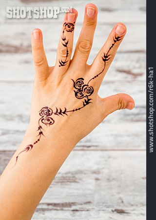 
                Hand, Orientalisch, Körperbemalung, Henna-tattoo                   