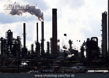 
                Industrie, Umweltverschmutzung, Raffinerie, Luftverschmutzung                   