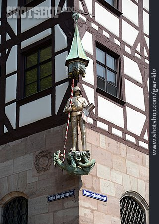 
                Nürnberg, Fachwerkhaus, Pilatushaus                   