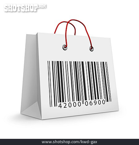 
                Barcode, Einkaufstasche, Kommerz                   