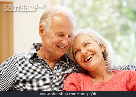 
                Glücklich, Zusammenhalt, Seniorenpaar                   