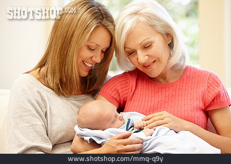 
                Großmutter, Säugling, Mutter, Nachwuchs, Generation                   