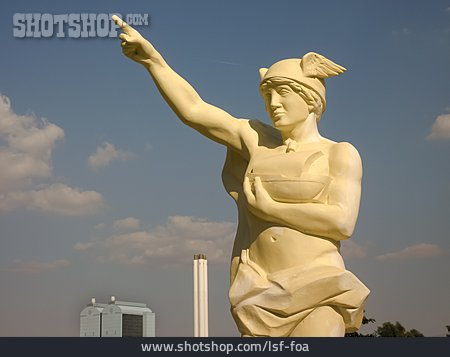 
                Hamburg, Statue, Hermes                   