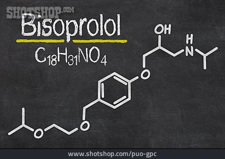 
                Strukturformel, Bisoprolol                   