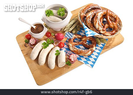 
                Bayrische Küche, Oktoberfest, Weißwurst                   