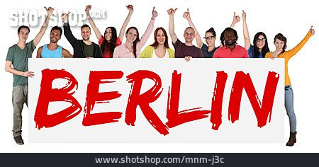 
                Menschen, Berlin, Jung, Multikulturell                   