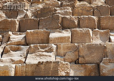 
                Pyramide, Baumaterial, Kalkstein                   