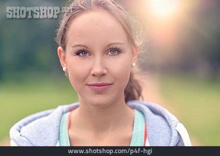 
                Portrait, Sportlerin                   