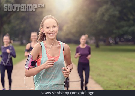 
                Park, Training, Sportlerin, Läuferin                   