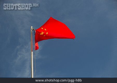 
                Flagge, China, Nationalflagge                   