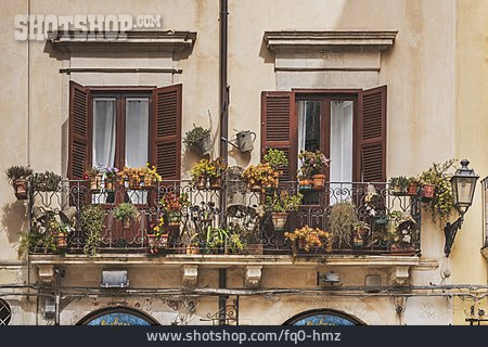 
                Fenster, Balkon, Mediterran, Syrakus                   
