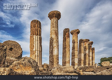 
                Säulen, Sizilien, Herkulestempel                   