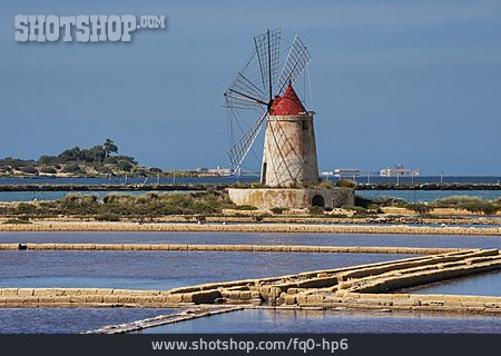 
                Windmühle, Saline, Marsala, Trapani                   