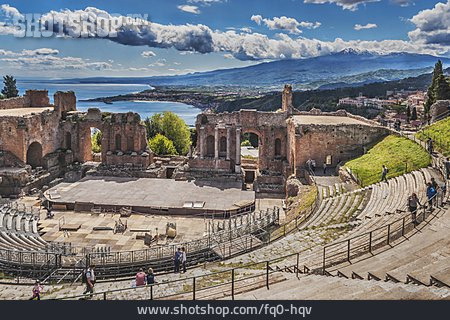 
                Sizilien, Amphitheater, Teatro Greco                   