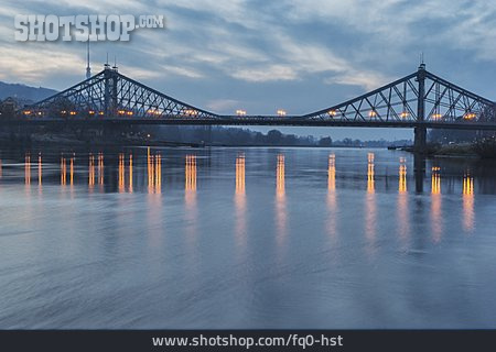 
                Brücke, Elbe, Elbbrücke, Loschwitzer Brücke                   