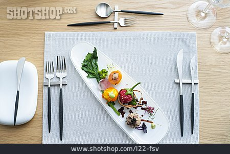
                Vorspeise, Moderne Küche, Haute Cuisine                   