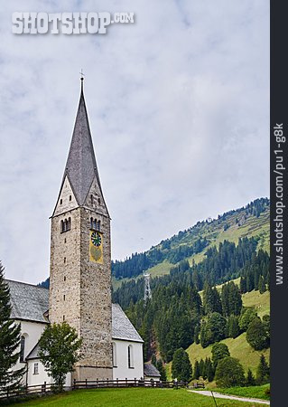 
                Pfarrkirche, Kleinwalsertal, St. Jodok                   