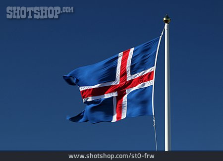 
                Island, Nationalflagge                   