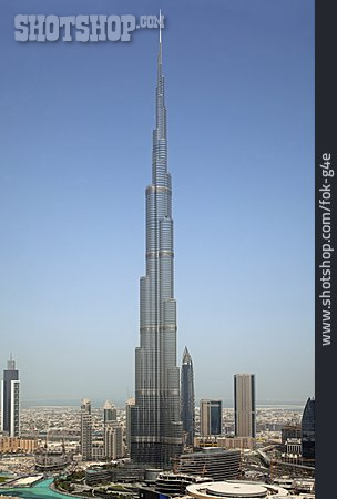 
                Wolkenkratzer, Dubai, Burj Khalifa                   