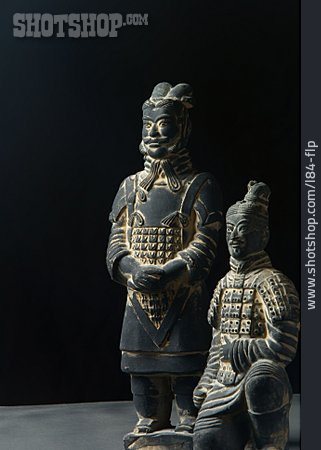 
                Chinesisch, Krieger, Terrakotta                   