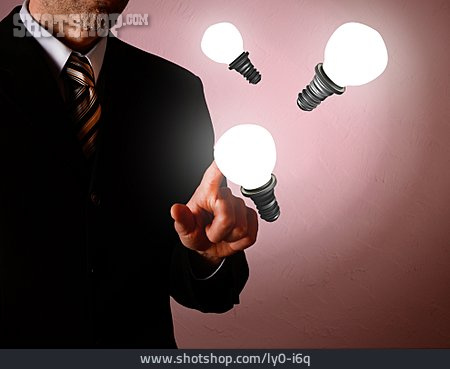 
                Energie, Idee, Glühbirne, Lösung                   
