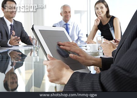 
                Business, Konferenz, Meeting, Tablet-pc                   