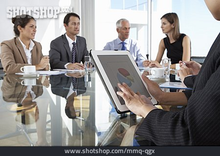 
                Meeting, Team, Besprechung, Tablet-pc                   