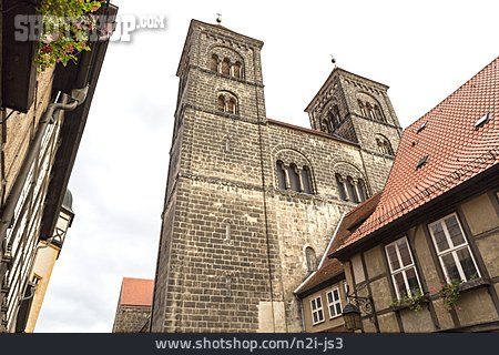 
                Wahrzeichen, Stiftskirche, Quedlinburg                   