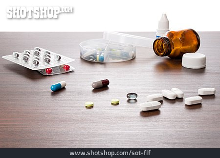 
                Gesundheitswesen & Medizin, Pillendose, Medikamente                   