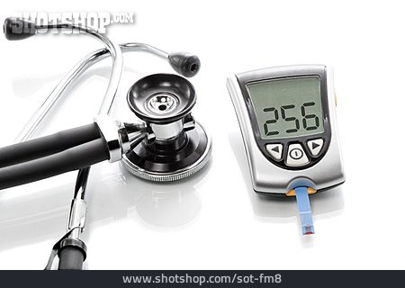 
                Gesundheitswesen & Medizin, Stethoskop, Blutzuckermessgerät                   