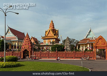 
                Pagode, Kambodscha, Phnom Penh                   