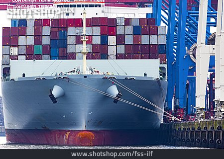 
                Hamburg, Containerschiff, Containerterminal                   
