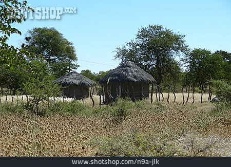 
                Hütte, Afrika, Strohhütte                   