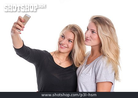 
                Fotografieren, Freundinnen, Selfie                   
