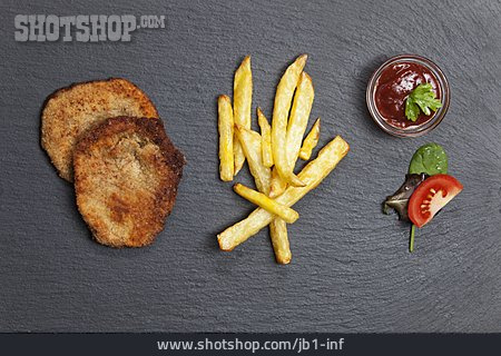 
                Fastfood, Pommes Frites, Wiener Schnitzel                   