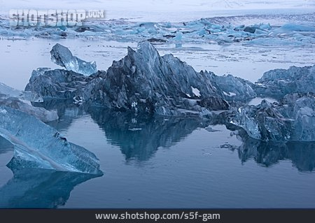 
                Island, Gletschersee, Jökulsarlón                   