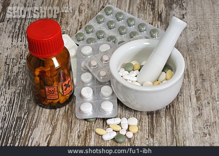 
                Gefahr & Risiko, Gesundheitswesen & Medizin, Medikament, Tabletten                   