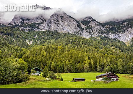 
                Alpen, Berghütte, Berchtesgaden                   