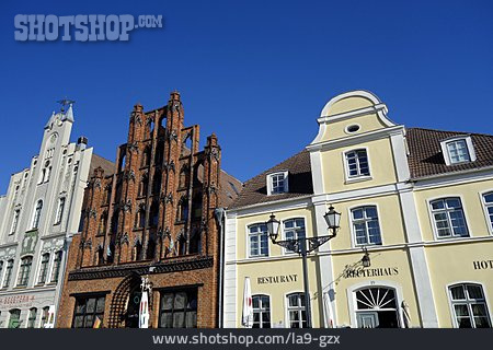 
                Wismar, Giebelhaus                   