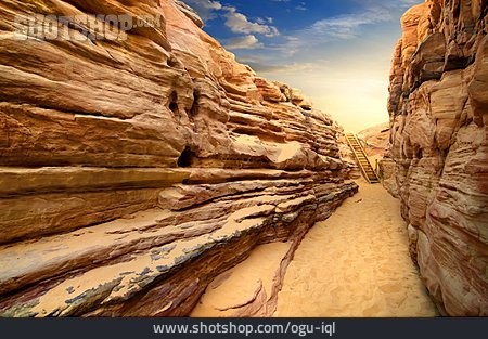 
                Canyon, ägypten, Sinai                   
