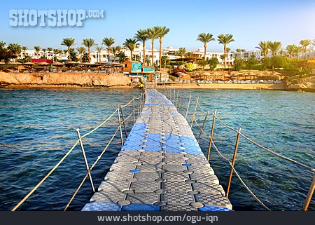 
                ägypten, Hotelanlage, Rotes Meer                   