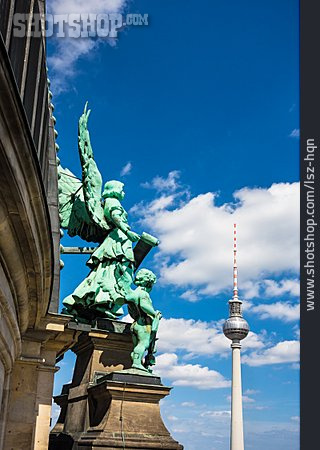 
                Berlin, Fernsehturm, Berliner Dom, Engel                   