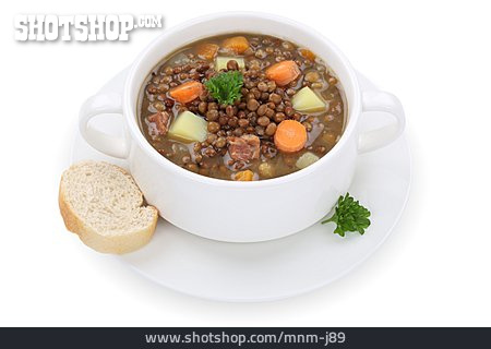 
                Gemüsesuppe, Suppenschüssel, Linsensuppe                   