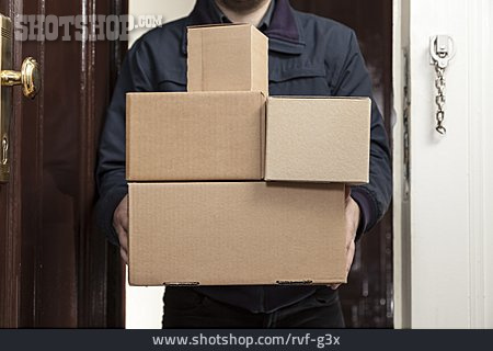
                Paket, Lieferant, Lieferung, Bestellung, Postbote                   