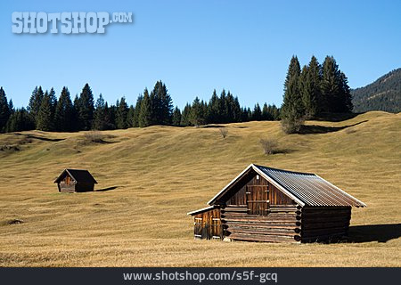 
                Holzhütte, Alpenvorland, Alm                   