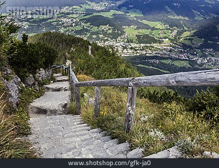 
                Treppe, Wanderweg, Berchtesgaden, Kehlsteinhaus                   