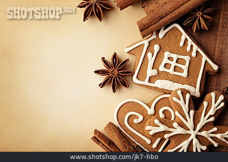 
                Plätzchen, Weihnachtsbäckerei, Lebkuchen                   