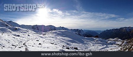 
                Winter, Vorarlberg, Bludenzer Alpe                   