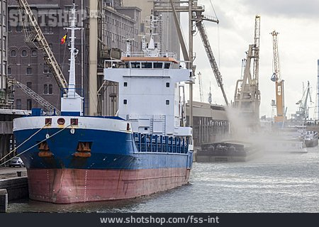 
                Schiff, Hafenanlage, Antwerpen                   